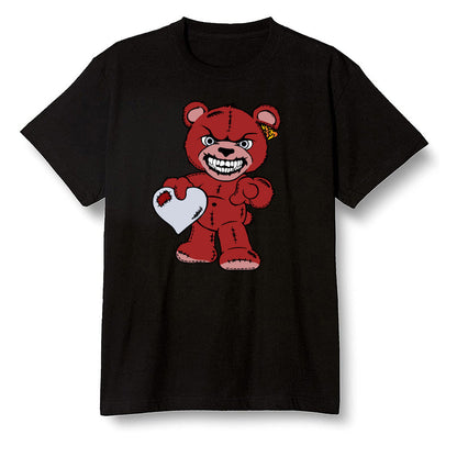 Pop Colour AJ13 Retro HE Got Game - Angry Teddy Bear - Black Men T-shirt