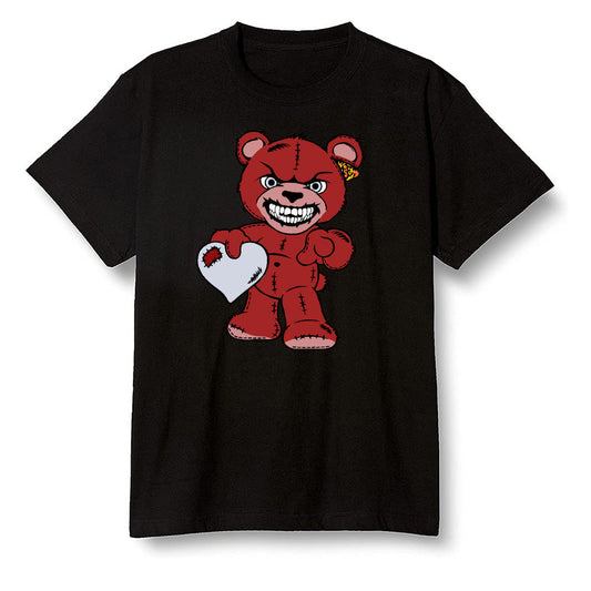 Pop Colour AJ13 Retro HE Got Game - Angry Teddy Bear - Black Men T-shirt