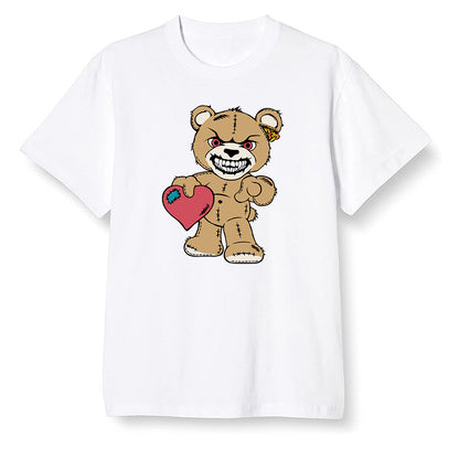 Pop Colour AJ6 Retro Quai 54 - Sail Gum - Angry Teddy Bear - White Men T-shirt
