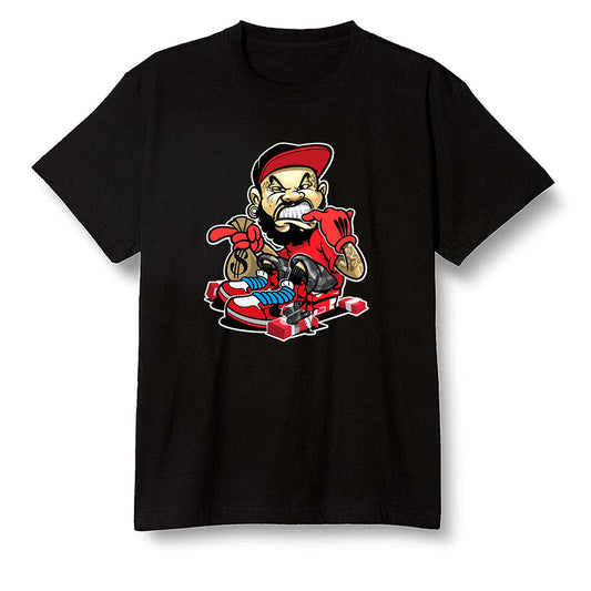 Pop Colour AJ1 Retro High OG Origin Story - Bagg$ - Black Men T-shirt