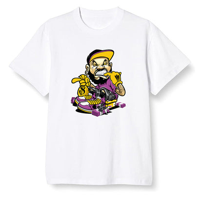 Pop Colour AJ1 Retro High OG Brotherhood - Bagg$ - White Men T-shirt