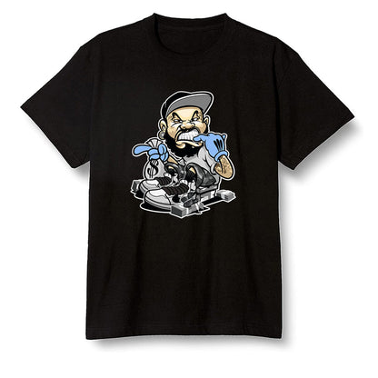 Pop Colour AJ1 Low Wolf Grey/Sail/Photon Dust/White - Bagg$ - Black Men T-shirt