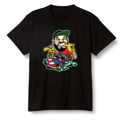 Pop Colour AJ1 Retro OG High J Balvin - Colores Y Vibras - Bagg$ - Black Men T-shirt