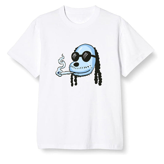 Pop Colour AJ1 Retro High OG Hyper Royal - Boring Snoop Dogg - White Men T-shirt
