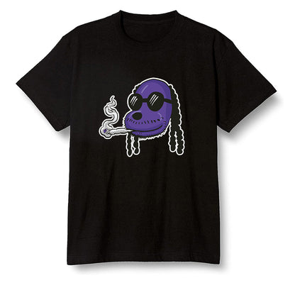 Pop Colour AJ1 Retro High OG Court Purple - Boring Snoop Dogg - Black Men T-shirt