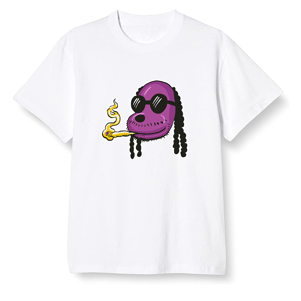 Pop Colour AJ1 Retro High OG Brotherhood - Boring Snoop Dogg - White Men T-shirt
