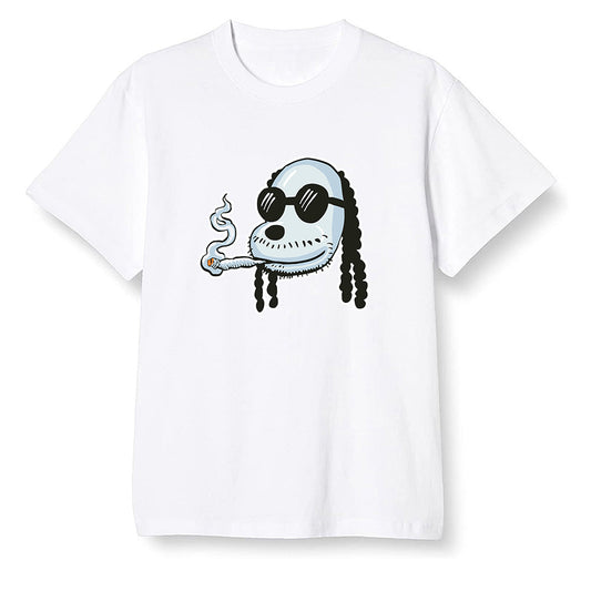 Pop Colour AJ1 NRG Joint Model - White - Boring Snoop Dogg - White Men T-shirt