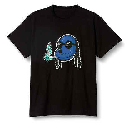 Pop Colour AJ1 High OG TIE DYE - Boring Snoop Dogg - Black Men T-shirt