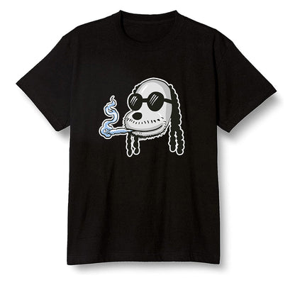 Pop Colour AJ1 Low Wolf Grey/Sail/Photon Dust/White - Boring Snoop Dogg - Black Men T-shirt