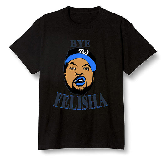 Pop Colour AJ13 Retro Black Royal - Bye Felisha Movie Quote - Black Men T-shirt