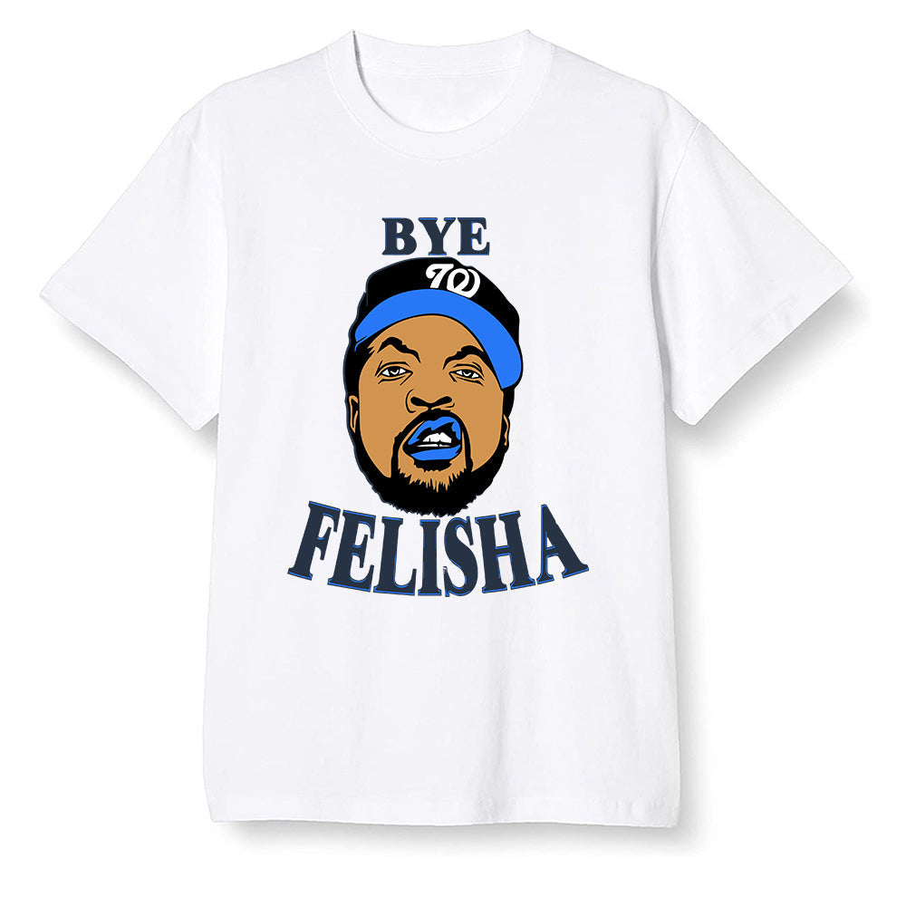 Pop Colour AJ13 Retro Black Royal - Bye Felisha Movie Quote - White Men T-shirt