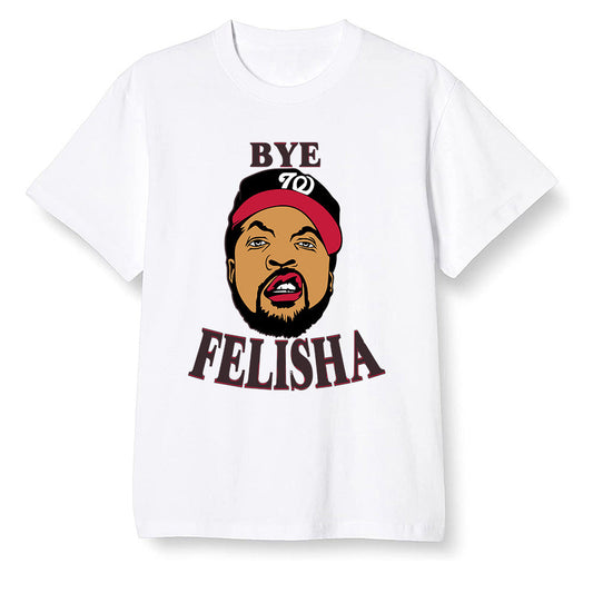 Pop Colour AJ13 Retro HE Got Game - Bye Felisha Movie Quote - White Men T-shirt