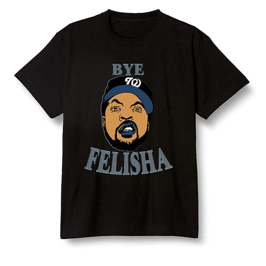 Pop Colour AJ13 Retro Flint - Bye Felisha Movie Quote - Black Men T-shirt