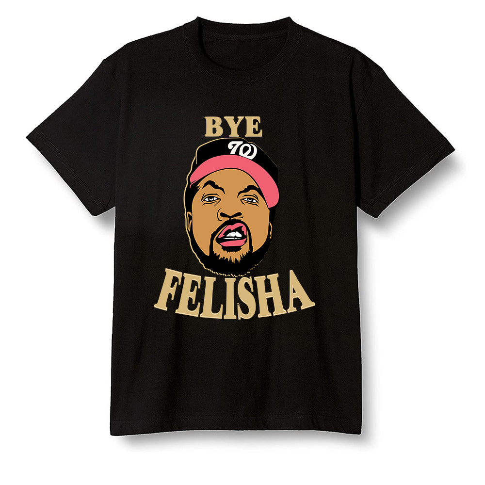 Pop Colour AJ13 Retro CNY - Bye Felisha Movie Quote - Black Men T-shirt