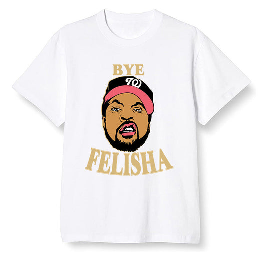 Pop Colour AJ13 Retro CNY - Bye Felisha Movie Quote - White Men T-shirt