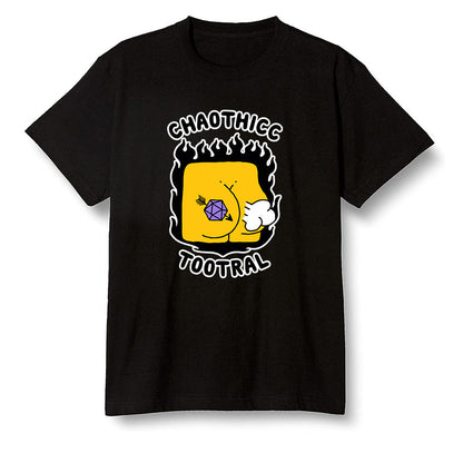 Pop Colour AJ1 Mid SE University Gold - Chaothicc tootral - Black Men T-shirt