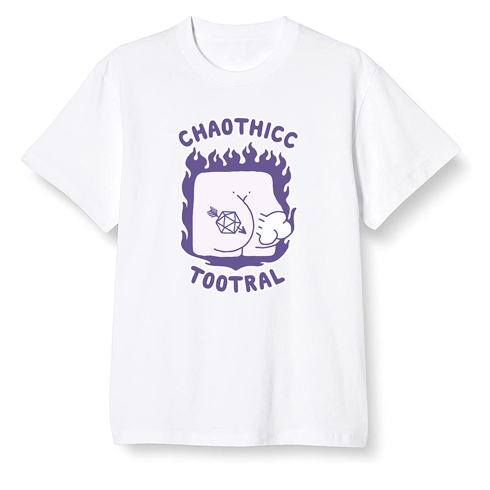 Pop Colour AJ1 High OG Court Purple - Chaothicc tootral - White Men T-shirt