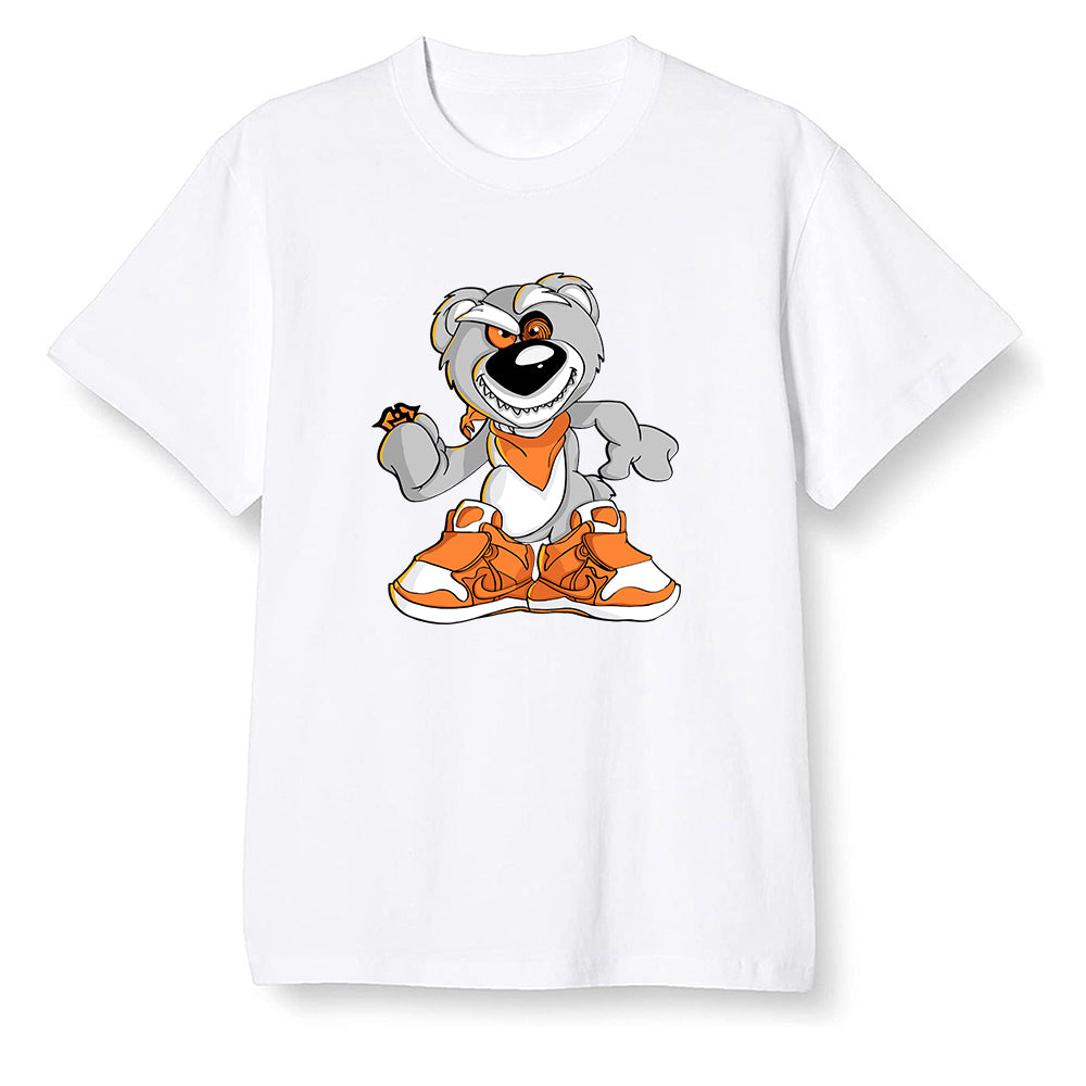 Pop Colour AJ1 Retro High OG Shattered Backboard - Crazy bear - White Men T-shirt