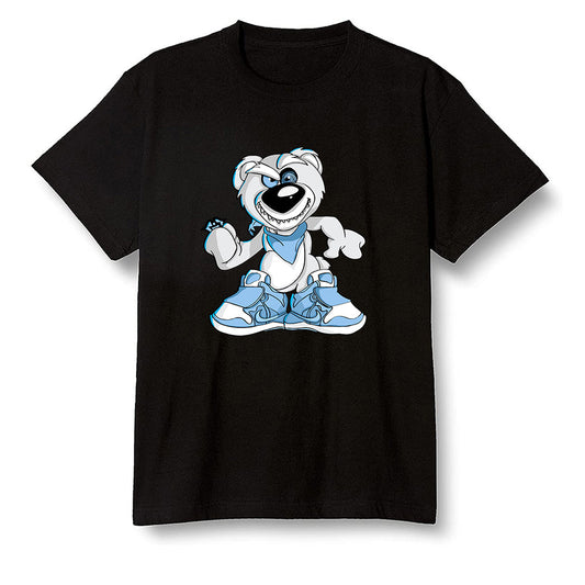 Pop Colour AJ1 Retro High OG Hyper Royal - Crazy bear - Black Men T-shirt