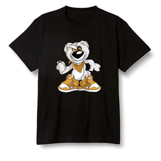 Pop Colour AJ1 Retro High OG Rookie Of The Year - Crazy bear - Black Men T-shirt