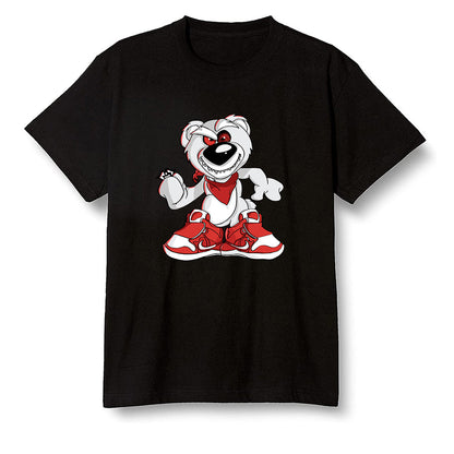 The 10 Pop Colour AJ1 Joint Model - Crazy bear - Black Men T-shirt