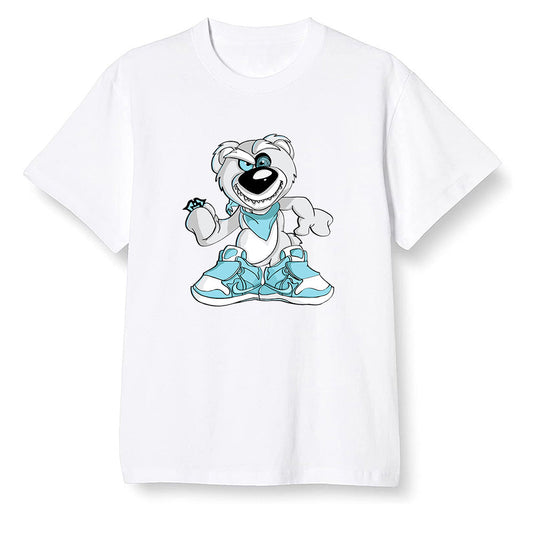 Pop Colour AJ1 NRG Joint Model - White - Crazy bear - White Men T-shirt