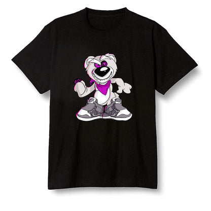 Pop Colour AJ1 Zoom Cmft Psg - Crazy bear - Black Men T-shirt