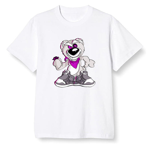 Pop Colour AJ1 Zoom Cmft Psg - Crazy bear - White Men T-shirt
