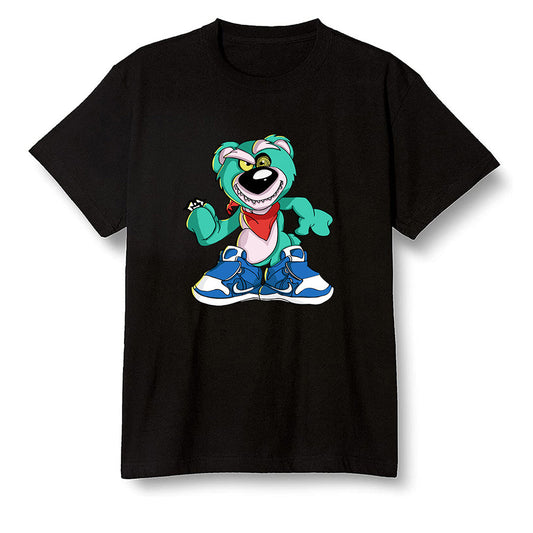 Pop Colour AJ1 Retro OG High J Balvin - Colores Y Vibras - Crazy bear - Black Men T-shirt