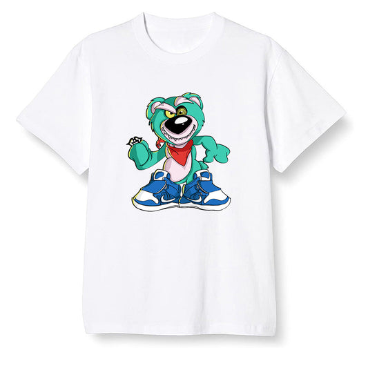 Pop Colour AJ1 Retro OG High J Balvin - Colores Y Vibras - Crazy bear - White Men T-shirt