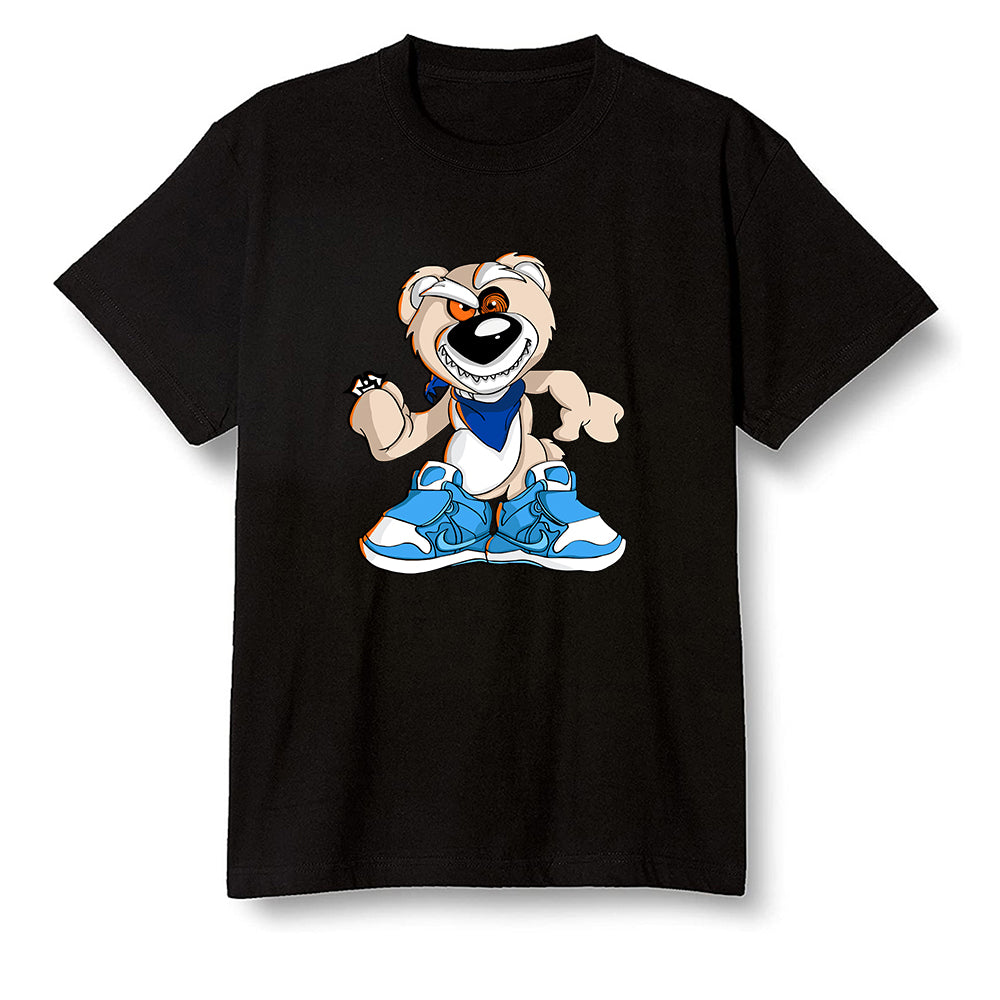 Pop Colour AJ1 Retro High OG PRO Prototype - Crazy bear - Black Men T-shirt