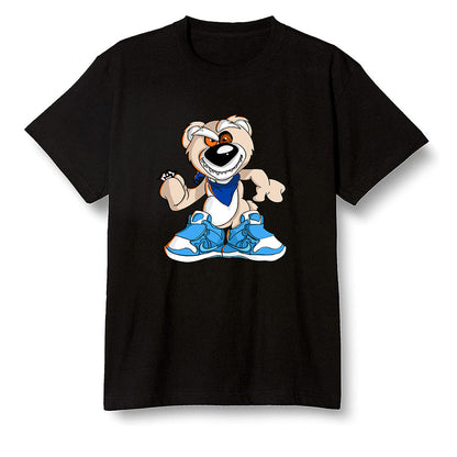 Pop Colour AJ1 Retro High OG PRO Prototype - Crazy bear - Black Men T-shirt