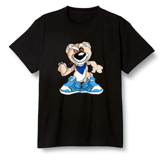 Pop Colour AJ1 Retro High OG PRO Prototype - Crazy bear - Black Men T-shirt