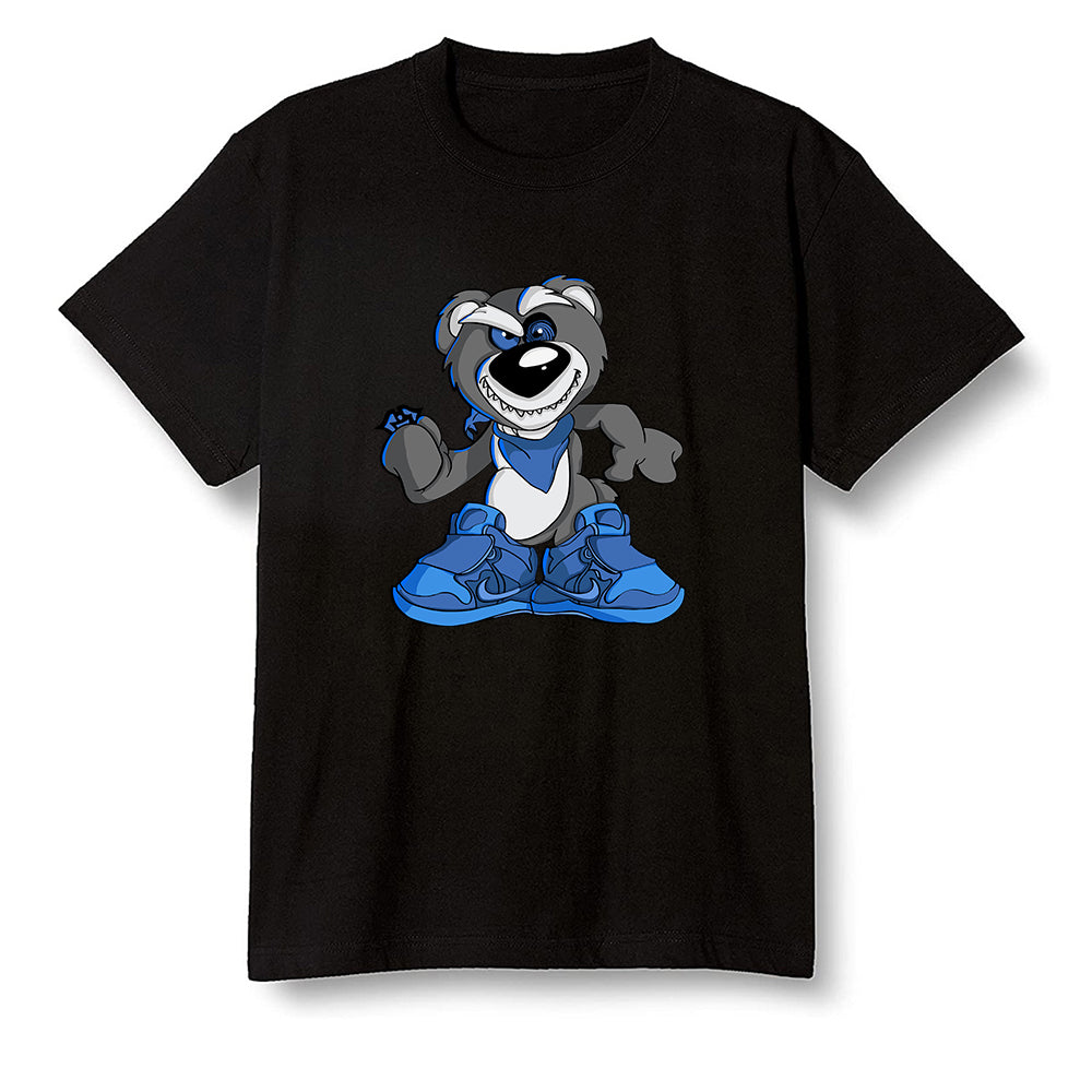 Pop Colour AJ13 Retro Black Royal - Crazy bear - Black Men T-shirt