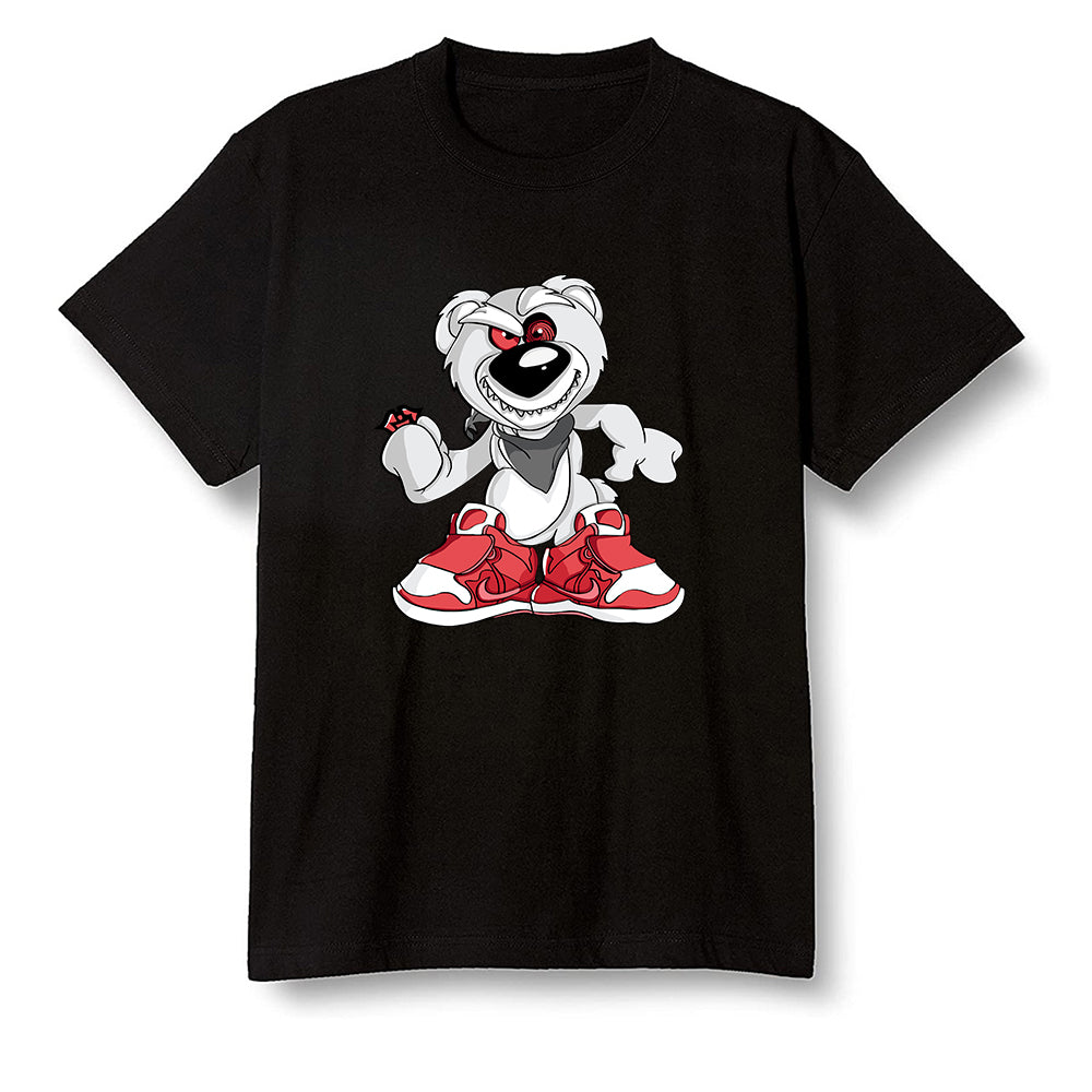 Pop Colour AJ13 Retro HE Got Game - Crazy bear - Black Men T-shirt