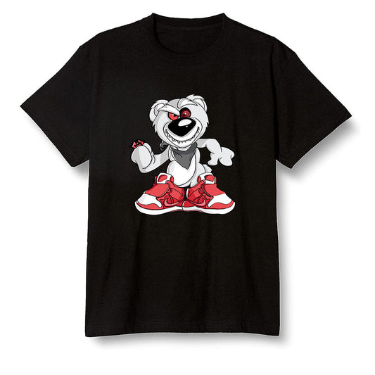 Pop Colour AJ13 Retro HE Got Game - Crazy bear - Black Men T-shirt