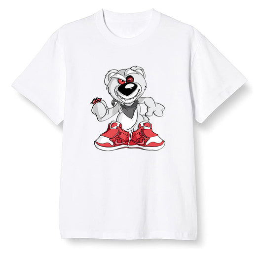 Pop Colour AJ13 Retro HE Got Game - Crazy bear - White Men T-shirt