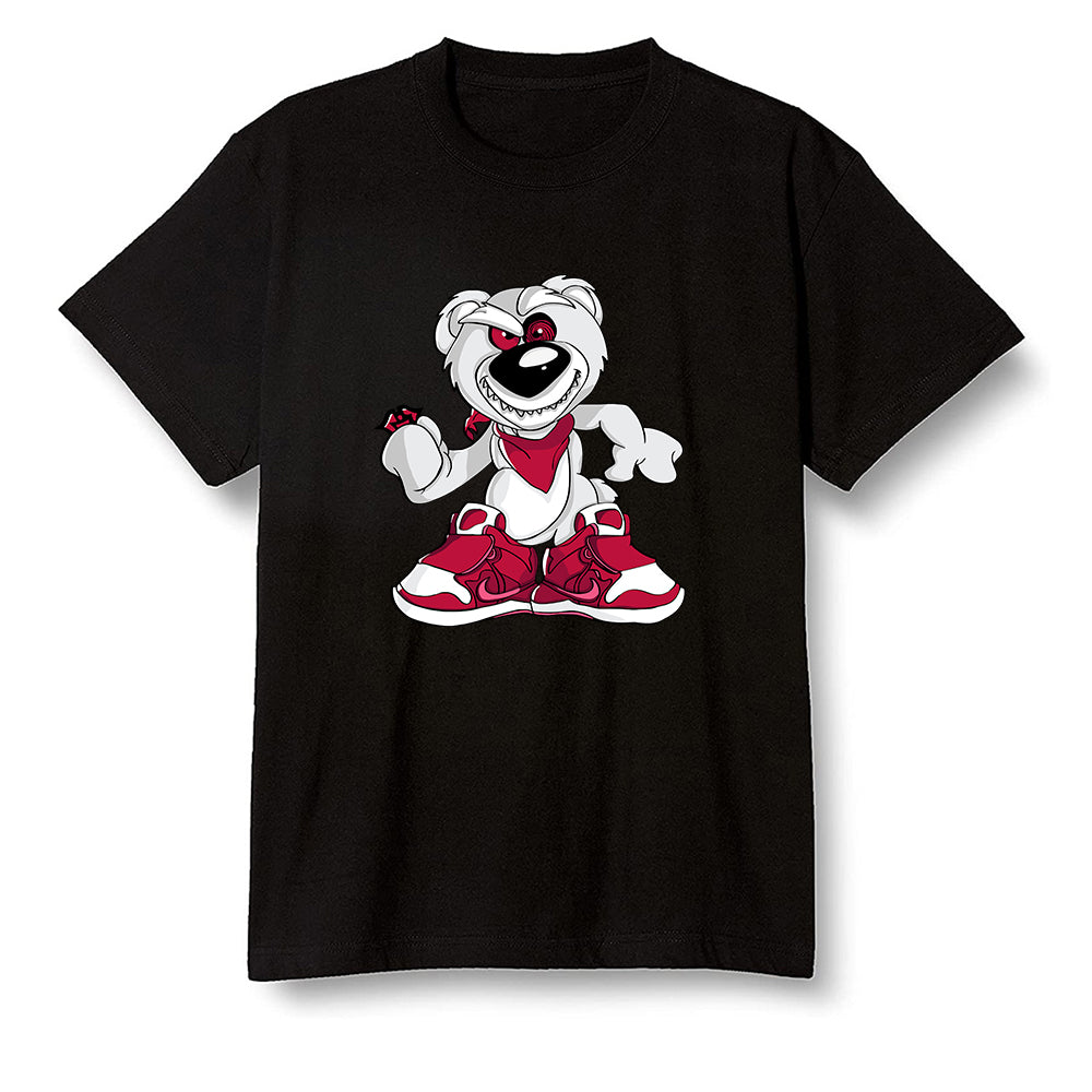 Pop Colour AJ13 Retro Gym Red Flint Grey - Crazy bear - Black Men T-shirt