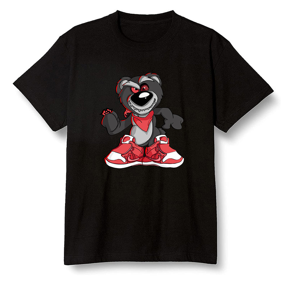 Pop Colour AJ6 Retro Black Infrared - Crazy bear - Black Men T-shirt