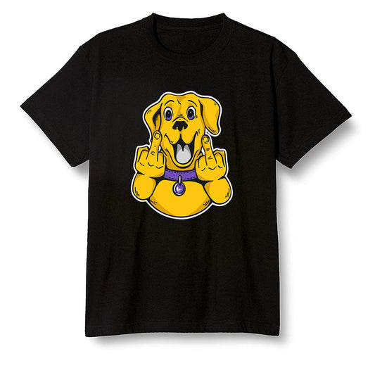 Pop Colour AJ1 Mid SE University Gold - Cute dog - Black Men T-shirt