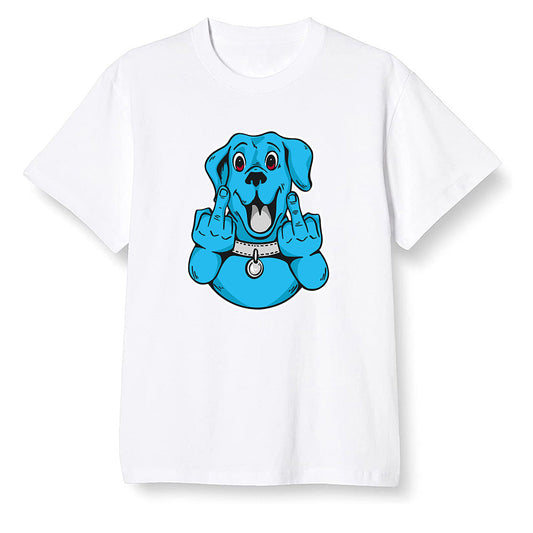 Pop Colour AJ1 NRG Joint Model - UNC - Cute dog - White Men T-shirt