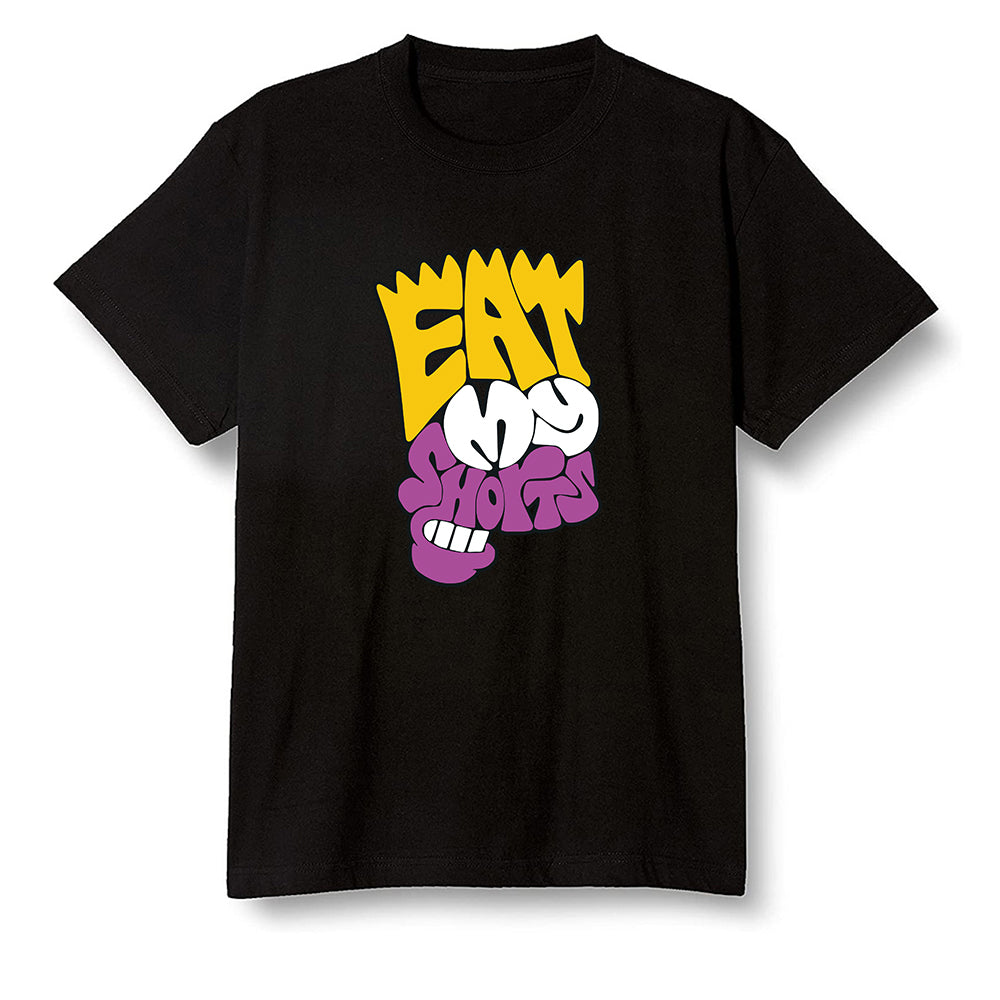 Pop Colour AJ1 Retro High OG Brotherhood - Eat my shorts  - Black Men T-shirt