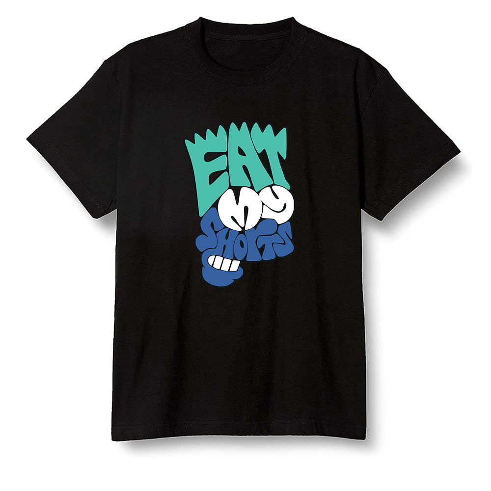 Pop Colour AJ1 High OG TIE DYE - Eat my shorts  - Black Men T-shirt