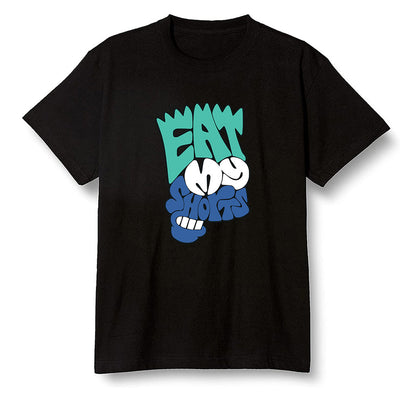 Pop Colour AJ1 High OG TIE DYE - Eat my shorts  - Black Men T-shirt