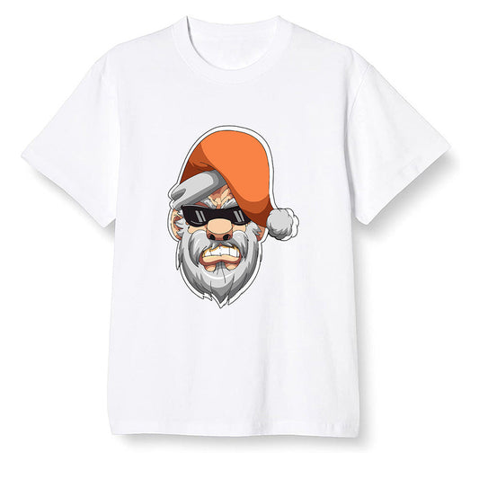 Pop Colour AJ1 Retro High OG Shattered Backboard Away - Gangster Santa - White Men T-shirt