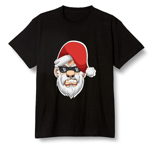 Pop Colour AJ1 Retro High OG Origin Story - Gangster Santa - Black Men T-shirt