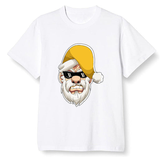 Pop Colour AJ1 Retro High OG Pollen - Gangster Santa - White Men T-shirt