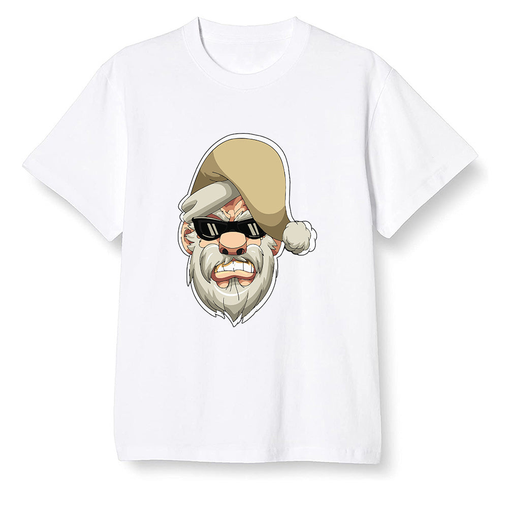 Pop Colour AJ1 Retro Hi Prm Mushroom - Gangster Santa - White Men T-shirt