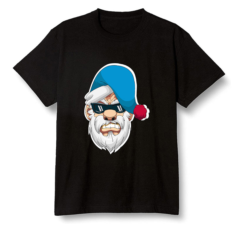Pop Colour AJ1 NRG Joint Model - UNC - Gangster Santa - Black Men T-shirt