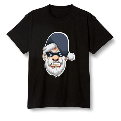 Pop Colour AJ1 High OG CO JP Midnight Navy - Gangster Santa - Black Men T-shirt